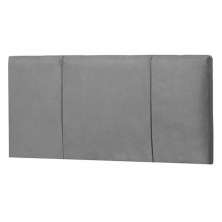 Painel Donna Para Cama Box Casal 90 cm Suede Cinza - D'Rossi