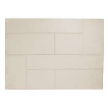 Painel Elegance Cama Box Casal 140 cm Veludo Bege Trabalhado A85 - D'Rossi
