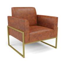 Poltrona Base Industrial Alta Dourado Marisa Corano Nozes D03 - D'Rossi