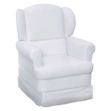 Poltrona de Amamentação com Balanço Sabrina Corino Branco K-1031 D'Rossi