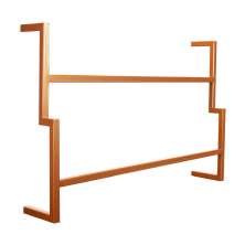 Porta Toalha de Banho Industrial Metálico Cobre 60 cm - D'Rossi