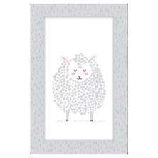 Quadro Placa Decorativa Infantil Ovelha D'Rossi