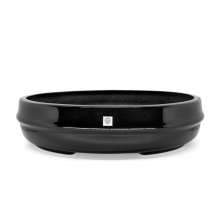 Vaso Bacia Decorativo Osaka Preto G 16x65x52 cm - D'Rossi