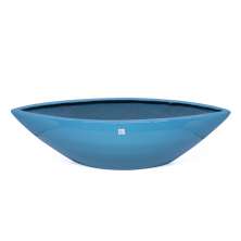Vaso Decorativo Barca Azul Turquesa 17x63x17 cm - D'Rossi