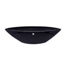 Vaso Decorativo Barca Preto 17x63x17 cm - D'Rossi