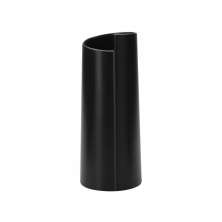 Vaso Decorativo em Cerâmica Cilíndrico Preto 33x11 cm - D'Rossi