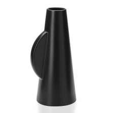 Vaso Decorativo em Cerâmica Preto 33x16 - D'Rossi