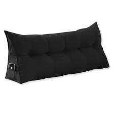 Almofada Para Cabeceira Apoio 160cm Suede Preto - DS Estofados