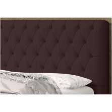 Cabeceira Casal 140 Cm Para Cama Box Lady Napa Marrom - DS Estofados