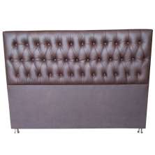 Cabeceira Casal 140cm Para Cama Box Sofia Napa Marrom - DS Estofados