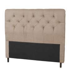 Cabeceira Casal Queen160cm Para Cama Box Ravena Suede  Bege - DS Estofados