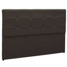 Cabeceira Painel De Casal 160cm Para Cama Box Clean Napa Marrom - DS Estofados