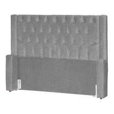 Cabeceira Para Cama Box Casal Emma Linho Cinza - DS Estofados