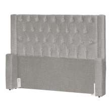 Cabeceira Para Cama Box Casal Queen Emma Linho Bege - DS Estofados