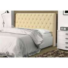 Cabeceira Solteiro 0,90cm Para Cama Box Lady Suede Bege - DS Móveis