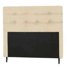 Cabeceira Solteiro 90cm Para Cama Box Luna Napa Bege - DS Estofados