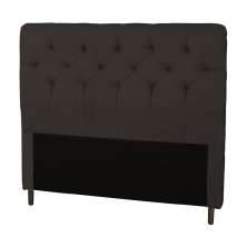 Cabeceira Solteiro 90cm Para Cama Box Ravena Suede Marrom - DS Estofados