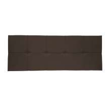 Painel Cabeceira De Solteira 90cm Para Cama Box Nina Suede Marrom - DS Estofados