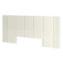 Cabeceira de Madeira para Cama Box Casal 270cm 100% MDF TW184 Off White - Dalla Costa