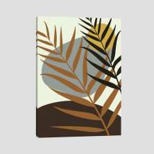 Quadro Abs Fl Ii Tela No Chassi 45X30Cm