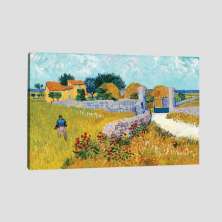 Quadro Van Gogh Quinta Na Provença 1888 Tela No Chassi 95X63Cm
