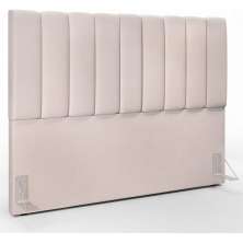 Cabeceira de Cama Box Queen 160 Dali Suede Bege