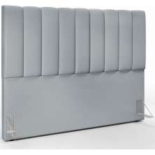 Cabeceira de Cama Box Queen 160 Dali Suede Cinza