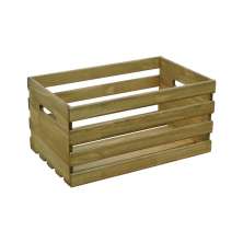 Caixa HortiFruti Malta 40x24x23cm Natural/Madeira