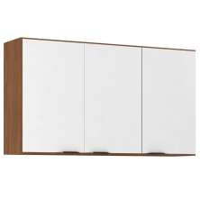 Armario Aereo 3 Portas 120cm 94331 Amendola Branco Demobile