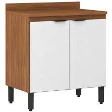 Balcao 2 Portas 80cm 93221 Amendola Branco Demobile