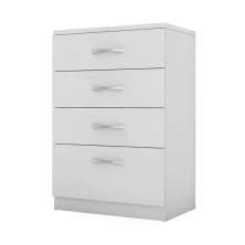 Cômoda 04 Gavetas Astral Branco Demobile