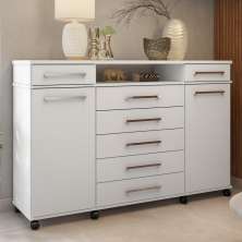 Cômoda London 2 Portas 7 Gavetas 1,70 m - Comoda para Quarto - Demobile