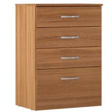 Cômoda para Quarto 4 Gavetas Estrela Amêndola