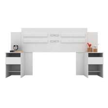 Cabeceira Casal 216cm Triunfo 9590 Branco Demóbile