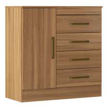Comoda 04 Gavetas Montevideu Amendola Touch Demobile