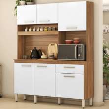Cozinha Compacta 6 Portas Alamo 91601 Amendola Branco Demobile
