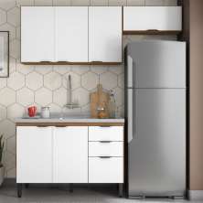 Cozinha Modulada 3 Peças FRCZ7 Amendola Branco Demobile