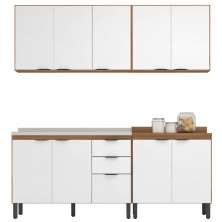 Cozinha Modulada 4 Peças FI0008 Amendola Branco Demobile
