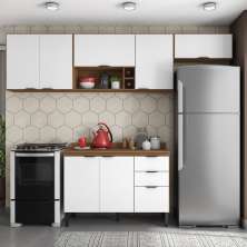 Cozinha Modulada 4 Peças FRCZ4 Amendola Branco Demobile
