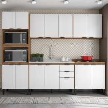 Cozinha Modulada 5 Peças FHR001 Amendola Branco Demobile