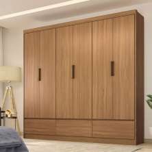 Guarda-Roupa Himalaia 6 Portas 3 Gavetas Amendola