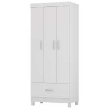 Guarda Roupa Solteiro 03 Portas 31060 Branco Demobile