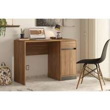 Mesa Escrivaninha p/ Computador Morada c/ 1 Porta 1 Gaveta 109x45 - Escritório Home Office - Demobile 29600