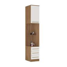 Mesa de Cabeceira Dormitório Modulado Irlanda - Módulo Criado Alto - Roupeiro Demobile