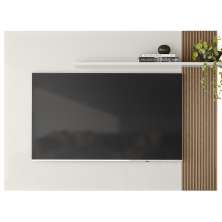 Painel Para TV 40 Pol 120 cm 13936 Off White Madeira Dmad