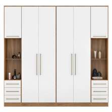 Guarda Roupa Modulado 4 Peças Composição 4 Amendola Branco Demartez