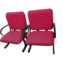 2 Cadeiras de Escritório Linha Eames Suporta até 250kg Rosa