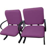 2 Cadeiras de Escritório Linha Eames Suporta até 250kg Roxo