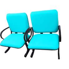 2 Cadeiras de Escritório Linha Eames Suporta até 250kg Verde