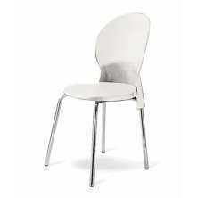 Cadeira Base Cromada Linha Polipropileno Milano